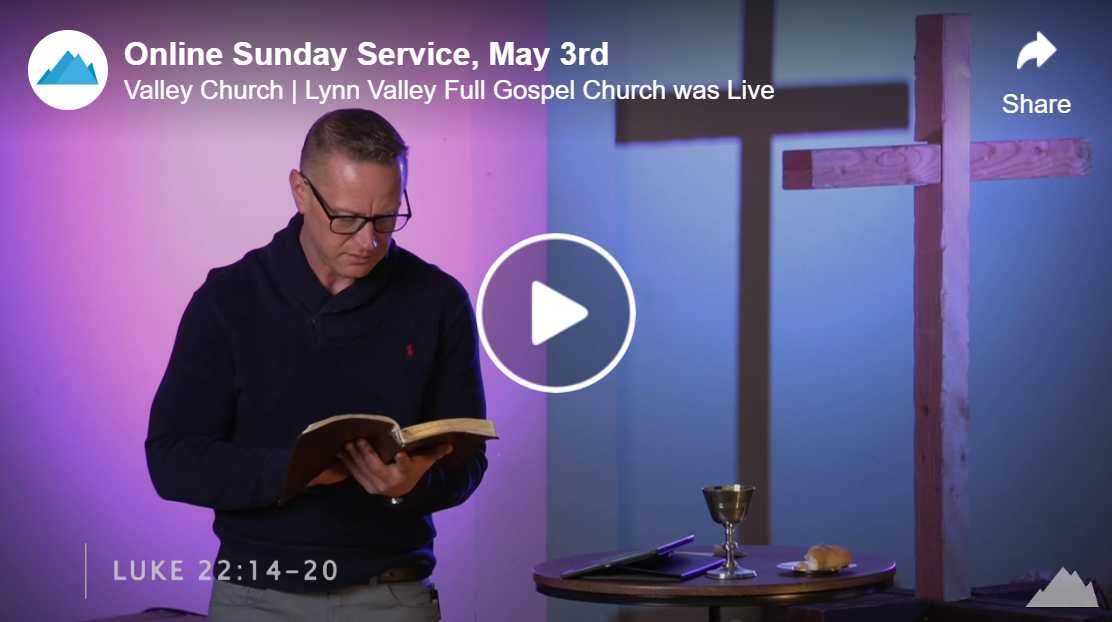 Online Sunday Service, May 3rd