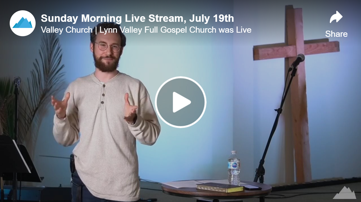 Sunday Morning Live Stream, July 19th 